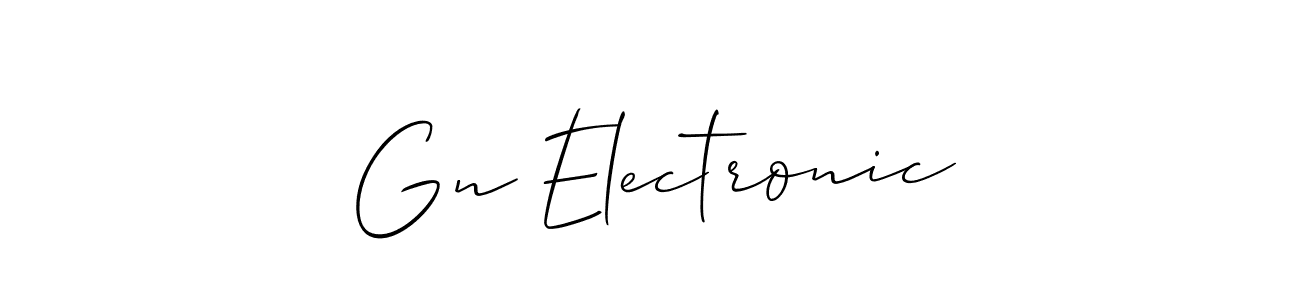You can use this online signature creator to create a handwritten signature for the name Gn Electronic. This is the best online autograph maker. Gn Electronic signature style 2 images and pictures png