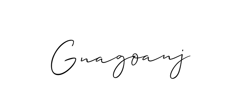 Best and Professional Signature Style for Gnagoanj. Allison_Script Best Signature Style Collection. Gnagoanj signature style 2 images and pictures png