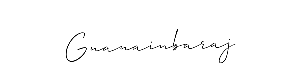 How to Draw Gnanainbaraj signature style? Allison_Script is a latest design signature styles for name Gnanainbaraj. Gnanainbaraj signature style 2 images and pictures png
