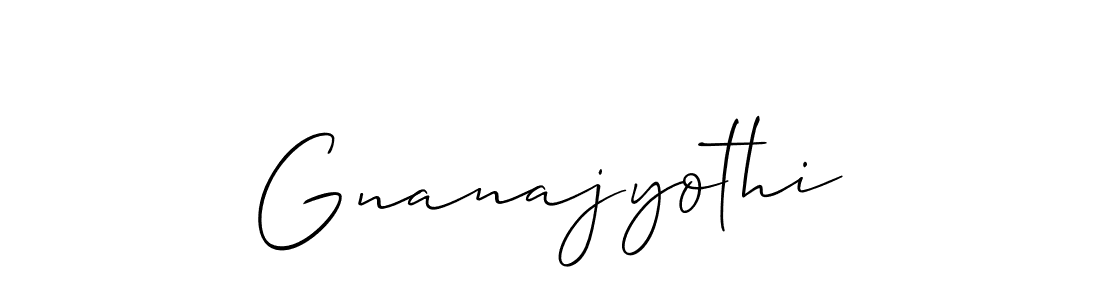 Once you've used our free online signature maker to create your best signature Allison_Script style, it's time to enjoy all of the benefits that Gnanajyothi name signing documents. Gnanajyothi signature style 2 images and pictures png