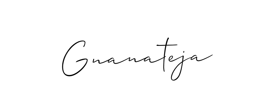Also You can easily find your signature by using the search form. We will create Gnanateja name handwritten signature images for you free of cost using Allison_Script sign style. Gnanateja signature style 2 images and pictures png