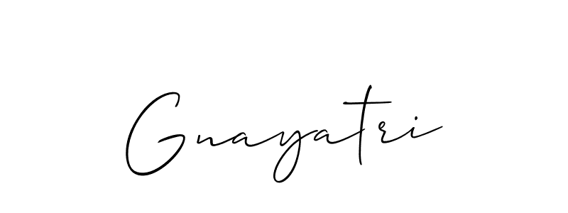 You can use this online signature creator to create a handwritten signature for the name Gnayatri. This is the best online autograph maker. Gnayatri signature style 2 images and pictures png