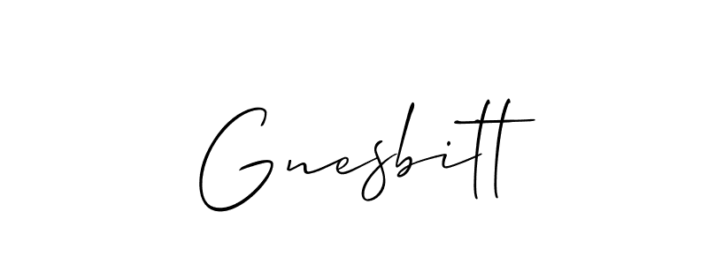 Make a short Gnesbitt signature style. Manage your documents anywhere anytime using Allison_Script. Create and add eSignatures, submit forms, share and send files easily. Gnesbitt signature style 2 images and pictures png