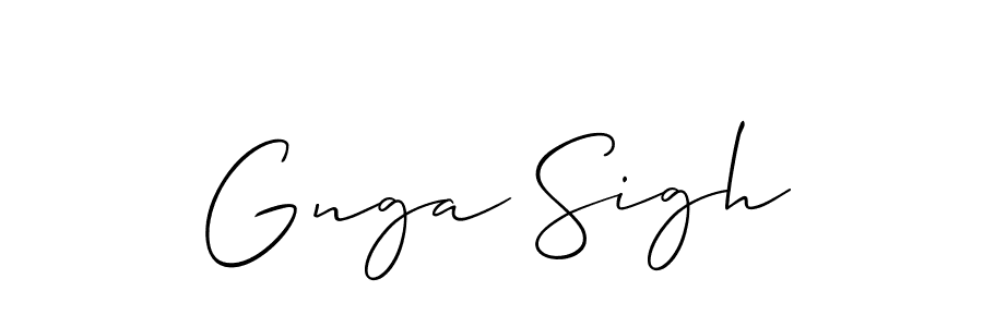 Similarly Allison_Script is the best handwritten signature design. Signature creator online .You can use it as an online autograph creator for name Gnga Sigh. Gnga Sigh signature style 2 images and pictures png
