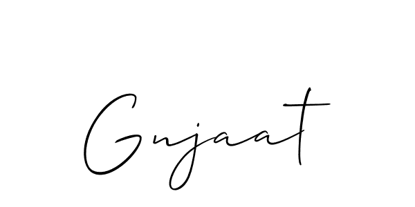 Once you've used our free online signature maker to create your best signature Allison_Script style, it's time to enjoy all of the benefits that Gnjaat name signing documents. Gnjaat signature style 2 images and pictures png