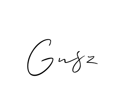 Make a short Gnsz signature style. Manage your documents anywhere anytime using Allison_Script. Create and add eSignatures, submit forms, share and send files easily. Gnsz signature style 2 images and pictures png