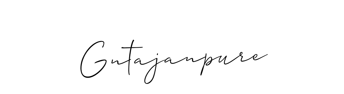 Also we have Gntajanpure name is the best signature style. Create professional handwritten signature collection using Allison_Script autograph style. Gntajanpure signature style 2 images and pictures png