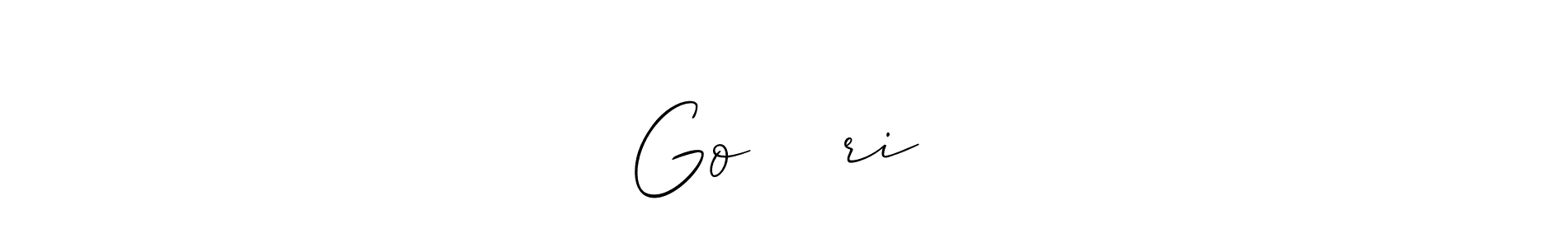 It looks lik you need a new signature style for name Goపి Κriషణ. Design unique handwritten (Allison_Script) signature with our free signature maker in just a few clicks. Goపి Κriషణ signature style 2 images and pictures png