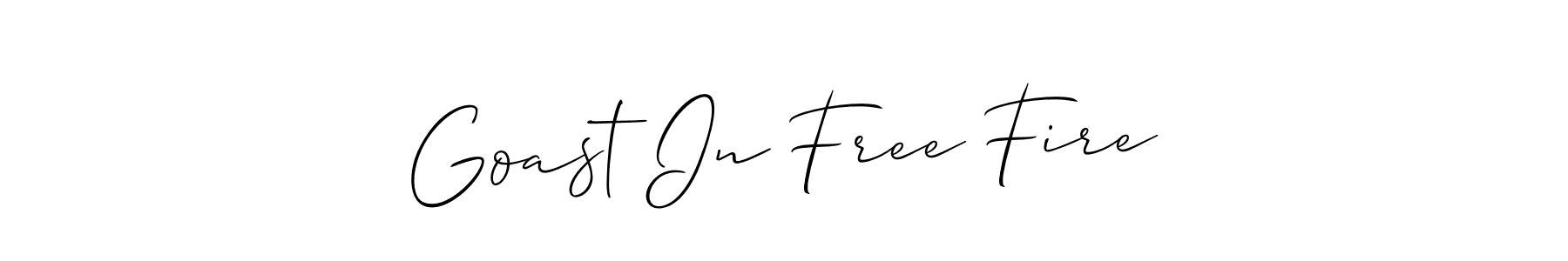 Also You can easily find your signature by using the search form. We will create Goast In Free Fire name handwritten signature images for you free of cost using Allison_Script sign style. Goast In Free Fire signature style 2 images and pictures png