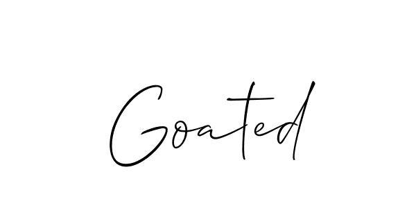 Check out images of Autograph of Goated name. Actor Goated Signature Style. Allison_Script is a professional sign style online. Goated signature style 2 images and pictures png