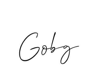 Best and Professional Signature Style for Gobg. Allison_Script Best Signature Style Collection. Gobg signature style 2 images and pictures png