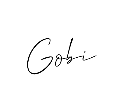 Also we have Gobi name is the best signature style. Create professional handwritten signature collection using Allison_Script autograph style. Gobi signature style 2 images and pictures png