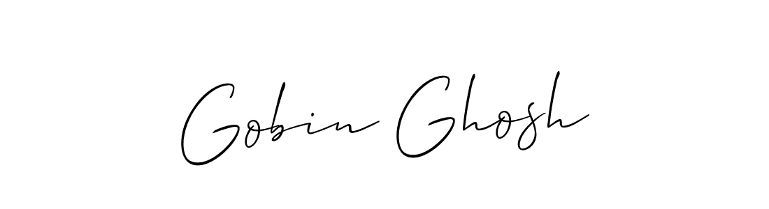 Also we have Gobin Ghosh name is the best signature style. Create professional handwritten signature collection using Allison_Script autograph style. Gobin Ghosh signature style 2 images and pictures png