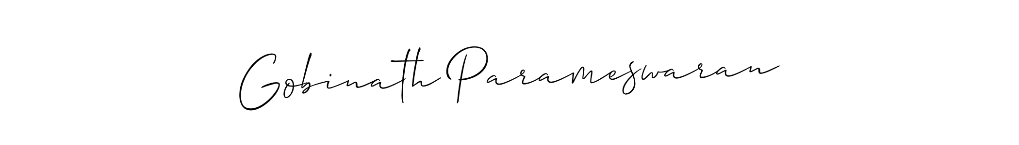 This is the best signature style for the Gobinath Parameswaran name. Also you like these signature font (Allison_Script). Mix name signature. Gobinath Parameswaran signature style 2 images and pictures png