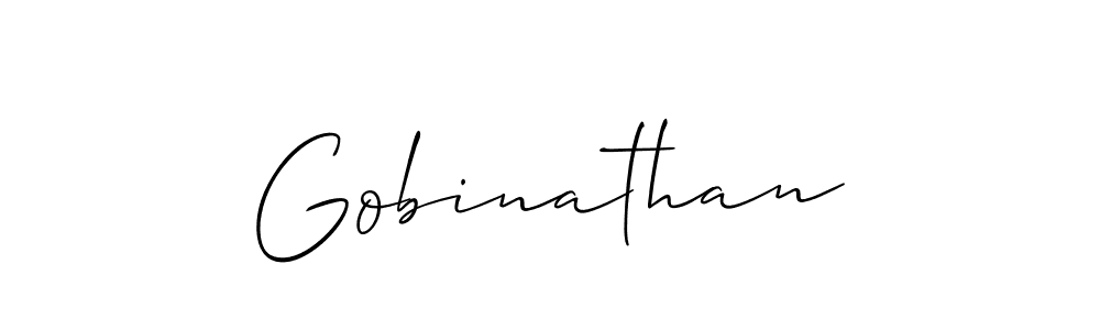 Once you've used our free online signature maker to create your best signature Allison_Script style, it's time to enjoy all of the benefits that Gobinathan name signing documents. Gobinathan signature style 2 images and pictures png