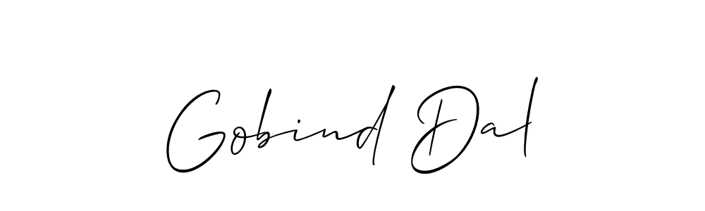 Similarly Allison_Script is the best handwritten signature design. Signature creator online .You can use it as an online autograph creator for name Gobind Dal. Gobind Dal signature style 2 images and pictures png