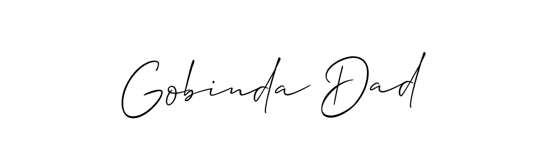 How to Draw Gobinda Dad signature style? Allison_Script is a latest design signature styles for name Gobinda Dad. Gobinda Dad signature style 2 images and pictures png