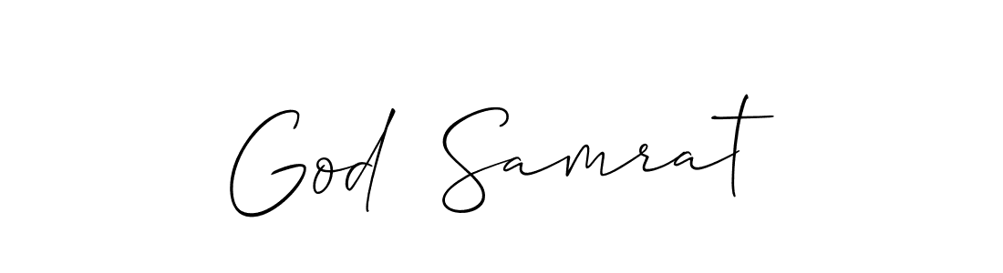 Here are the top 10 professional signature styles for the name God  Samrat. These are the best autograph styles you can use for your name. God  Samrat signature style 2 images and pictures png