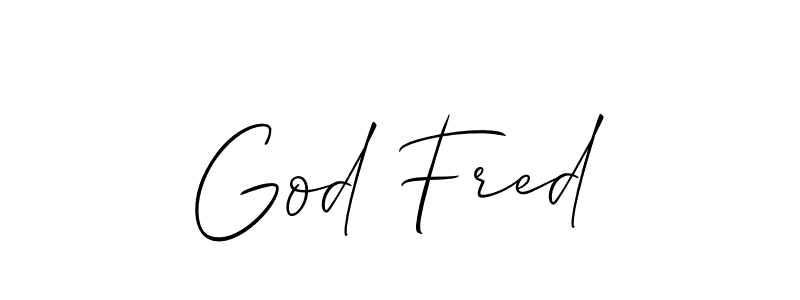 Check out images of Autograph of God Fred name. Actor God Fred Signature Style. Allison_Script is a professional sign style online. God Fred signature style 2 images and pictures png