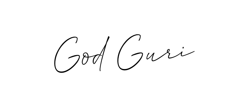 How to Draw God Guri signature style? Allison_Script is a latest design signature styles for name God Guri. God Guri signature style 2 images and pictures png