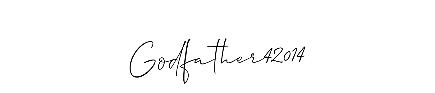 if you are searching for the best signature style for your name Godfather42014. so please give up your signature search. here we have designed multiple signature styles  using Allison_Script. Godfather42014 signature style 2 images and pictures png