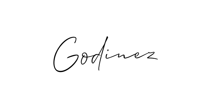 Similarly Allison_Script is the best handwritten signature design. Signature creator online .You can use it as an online autograph creator for name Godinez. Godinez signature style 2 images and pictures png