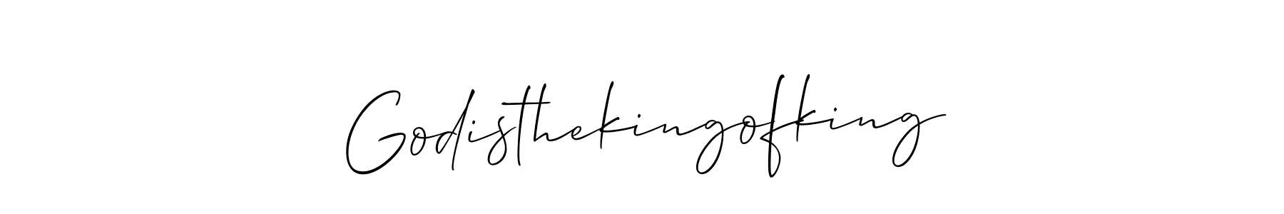 Once you've used our free online signature maker to create your best signature Allison_Script style, it's time to enjoy all of the benefits that Godisthekingofking name signing documents. Godisthekingofking signature style 2 images and pictures png