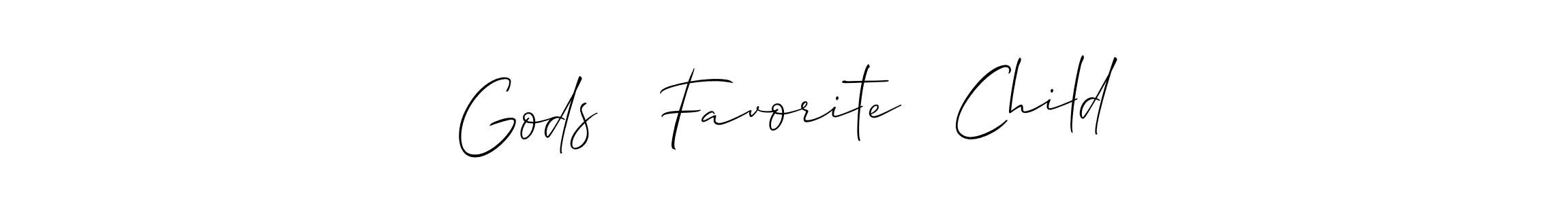 Make a short Gods   Favorite   Child signature style. Manage your documents anywhere anytime using Allison_Script. Create and add eSignatures, submit forms, share and send files easily. Gods   Favorite   Child signature style 2 images and pictures png
