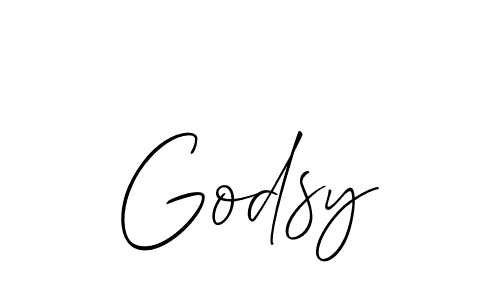 Best and Professional Signature Style for Godsy. Allison_Script Best Signature Style Collection. Godsy signature style 2 images and pictures png