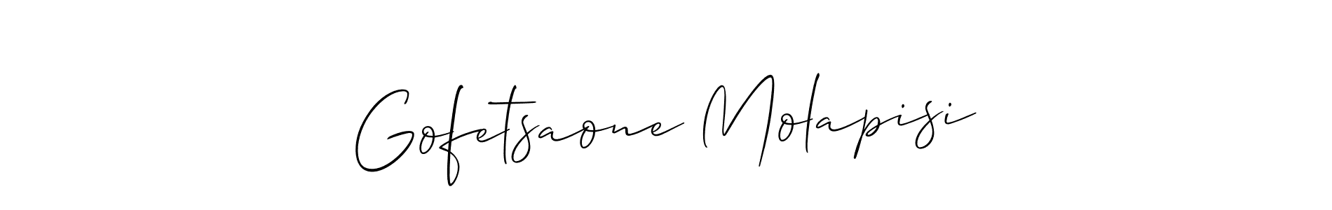 See photos of Gofetsaone Molapisi official signature by Spectra . Check more albums & portfolios. Read reviews & check more about Allison_Script font. Gofetsaone Molapisi signature style 2 images and pictures png