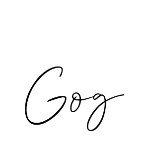 if you are searching for the best signature style for your name Gog. so please give up your signature search. here we have designed multiple signature styles  using Allison_Script. Gog signature style 2 images and pictures png