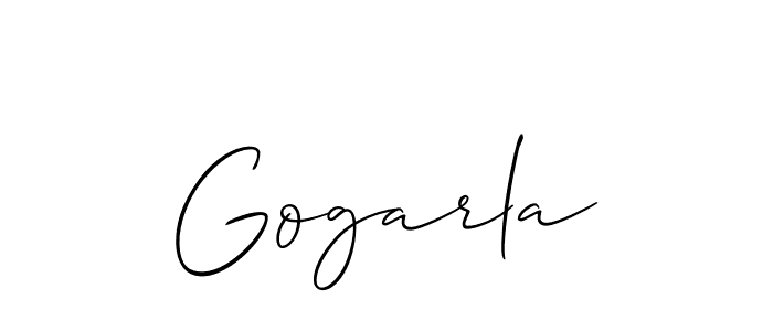 The best way (Allison_Script) to make a short signature is to pick only two or three words in your name. The name Gogarla include a total of six letters. For converting this name. Gogarla signature style 2 images and pictures png