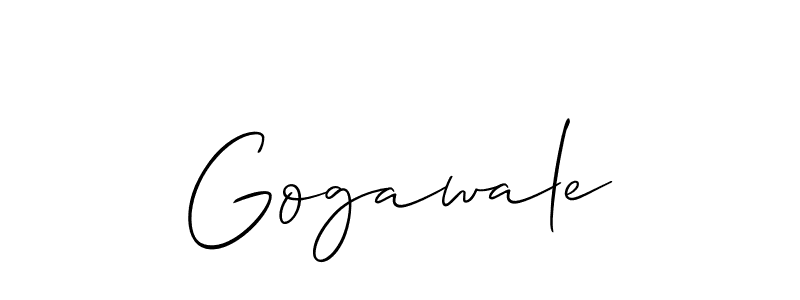if you are searching for the best signature style for your name Gogawale. so please give up your signature search. here we have designed multiple signature styles  using Allison_Script. Gogawale signature style 2 images and pictures png
