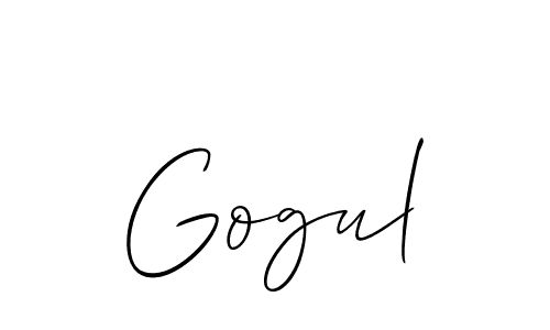 Best and Professional Signature Style for Gogul. Allison_Script Best Signature Style Collection. Gogul signature style 2 images and pictures png