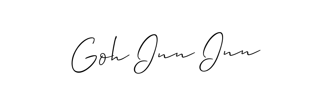 Make a short Goh Inn Inn signature style. Manage your documents anywhere anytime using Allison_Script. Create and add eSignatures, submit forms, share and send files easily. Goh Inn Inn signature style 2 images and pictures png