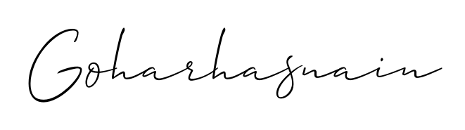 Get inspired by this graceful Allison_Script signature style for name Goharhasnain. Smooth loops and balanced proportions for everyday use. Goharhasnain signature style 2 images and pictures png