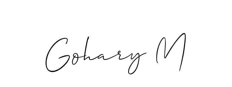 Make a beautiful signature design for name Gohary M. Use this online signature maker to create a handwritten signature for free. Gohary M signature style 2 images and pictures png