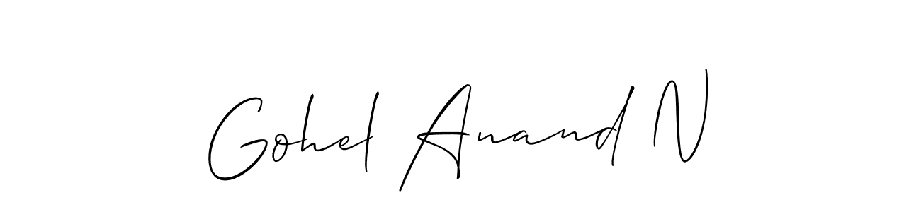 Check out images of Autograph of Gohel Anand N name. Actor Gohel Anand N Signature Style. Allison_Script is a professional sign style online. Gohel Anand N signature style 2 images and pictures png