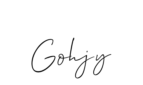 Also we have Gohjy name is the best signature style. Create professional handwritten signature collection using Allison_Script autograph style. Gohjy signature style 2 images and pictures png