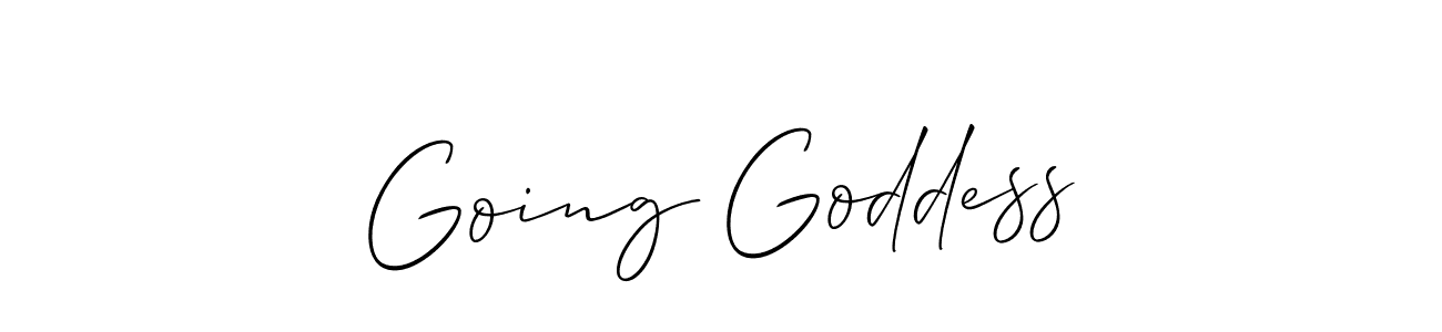 Make a beautiful signature design for name Going Goddess. Use this online signature maker to create a handwritten signature for free. Going Goddess signature style 2 images and pictures png