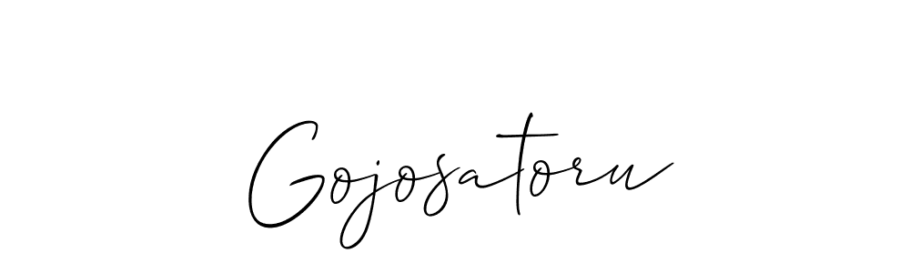 Similarly Allison_Script is the best handwritten signature design. Signature creator online .You can use it as an online autograph creator for name Gojosatoru. Gojosatoru signature style 2 images and pictures png