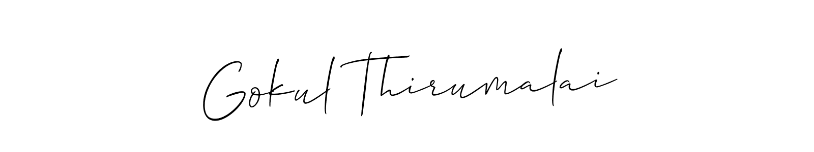 Best and Professional Signature Style for Gokul Thirumalai. Allison_Script Best Signature Style Collection. Gokul Thirumalai signature style 2 images and pictures png