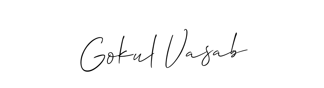 Here are the top 10 professional signature styles for the name Gokul Vasab. These are the best autograph styles you can use for your name. Gokul Vasab signature style 2 images and pictures png