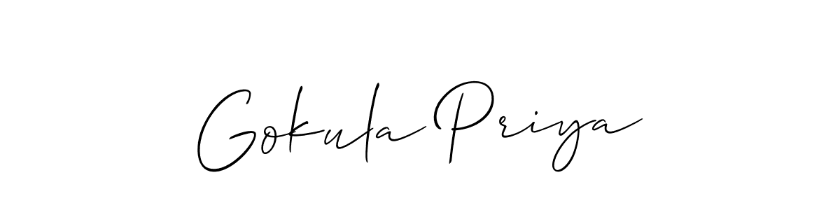 Here are the top 10 professional signature styles for the name Gokula Priya. These are the best autograph styles you can use for your name. Gokula Priya signature style 2 images and pictures png