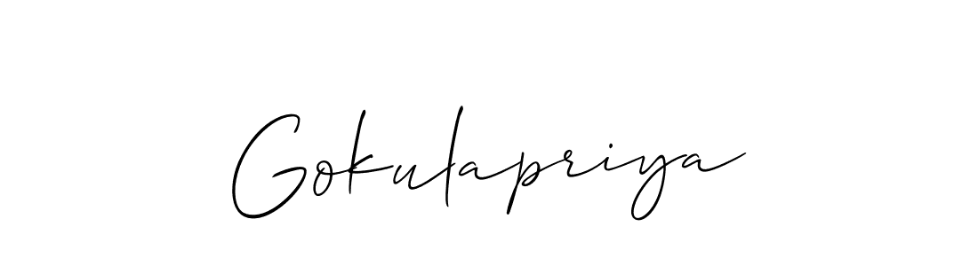 Here are the top 10 professional signature styles for the name Gokulapriya. These are the best autograph styles you can use for your name. Gokulapriya signature style 2 images and pictures png