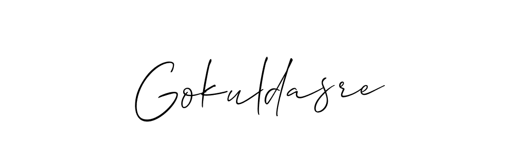 Make a short Gokuldasre signature style. Manage your documents anywhere anytime using Allison_Script. Create and add eSignatures, submit forms, share and send files easily. Gokuldasre signature style 2 images and pictures png