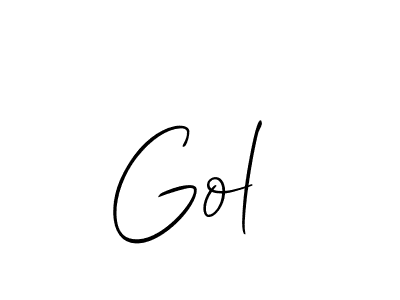 Make a beautiful signature design for name Gol . Use this online signature maker to create a handwritten signature for free. Gol  signature style 2 images and pictures png