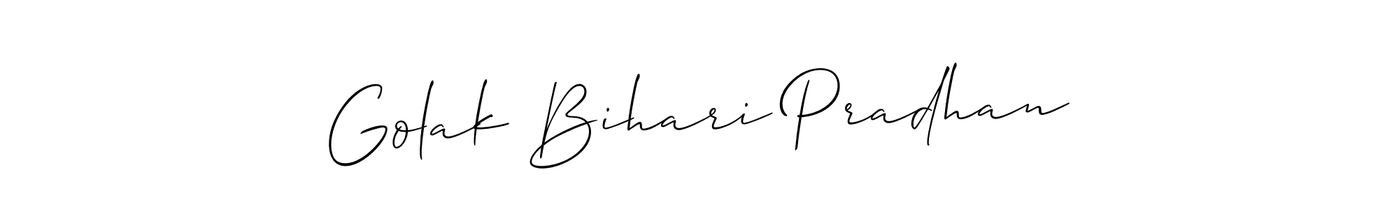 Here are the top 10 professional signature styles for the name Golak Bihari Pradhan. These are the best autograph styles you can use for your name. Golak Bihari Pradhan signature style 2 images and pictures png
