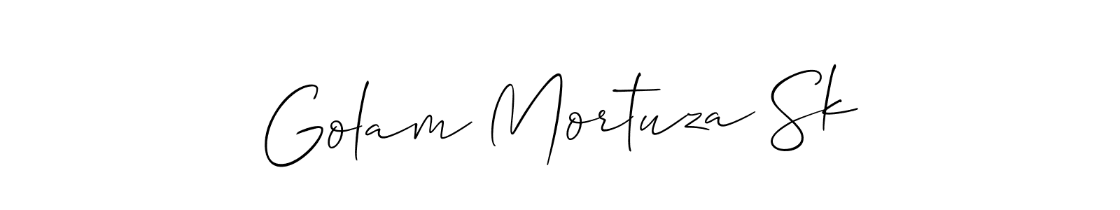 Best and Professional Signature Style for Golam Mortuza Sk. Allison_Script Best Signature Style Collection. Golam Mortuza Sk signature style 2 images and pictures png