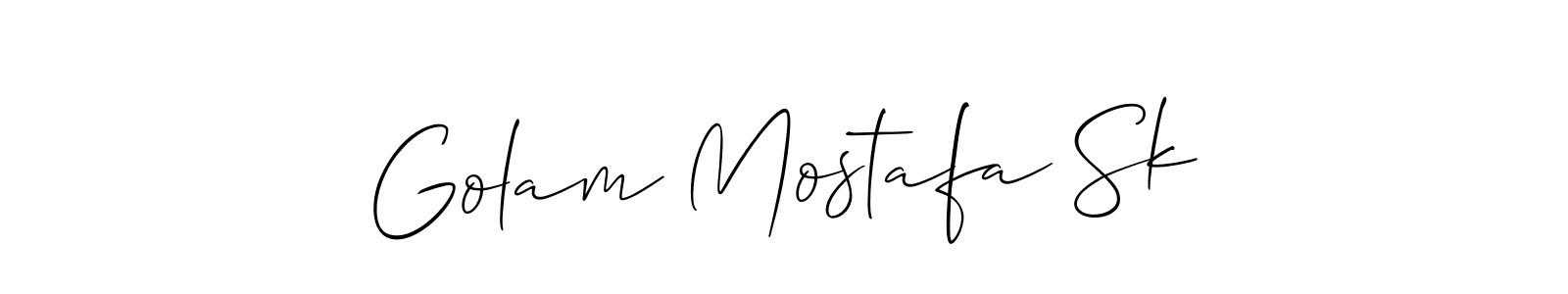 You can use this online signature creator to create a handwritten signature for the name Golam Mostafa Sk. This is the best online autograph maker. Golam Mostafa Sk signature style 2 images and pictures png